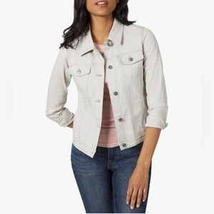 Lee Riders Women’s Cream Denim Stretch Jacket! Small!